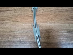 콘서티나 레이저 와이어 3.5m 높은 무거운 가이즈 작은 구멍과 함께 장벽