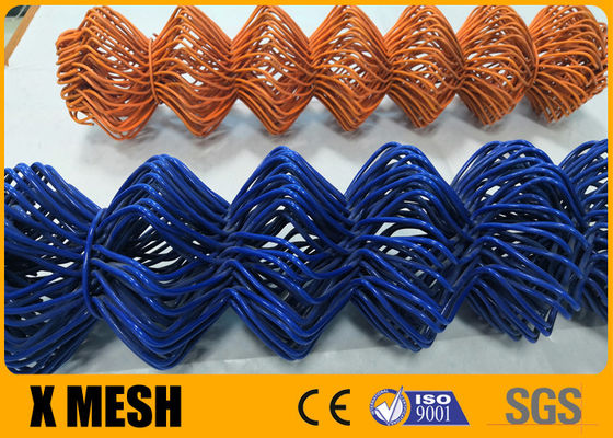 블루 비닐 11 게이지 체인 링크 울타리 ASTM F668 PVC 코팅