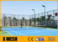 3.0 밀리미터 갈바나니즈드 PVC는 테니스 코트에 사이클론 체인 와이어 울타리 패널을 코팅했습니다